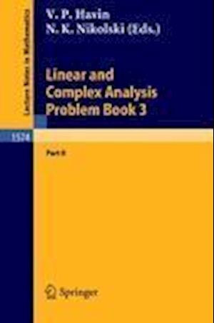 Linear and Complex Analysis Problem Book 3