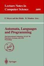 Automata, Languages and Programming