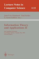 Information Theory and Applications II