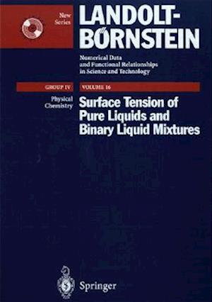 Surface Tension of Pure Liquids and Binary Liquid Mixtures