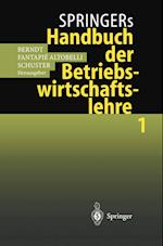 Springers Handbuch Der Betriebswirtschaftslehre 1