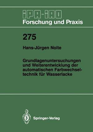 Grundlagenuntersuchungen und Weiterentwicklung der automatischen Farbwechsel- Technik fur Wasserlacke