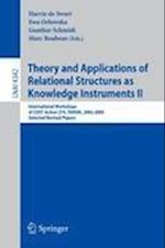 Theory and Applications of Relational Structures as Knowledge Instruments II