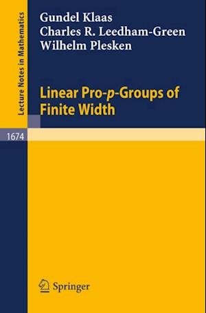 Linear Pro-p-Groups of Finite Width