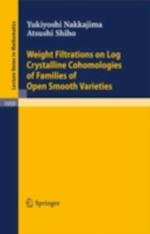 Weight Filtrations on Log Crystalline Cohomologies of Families of Open Smooth Varieties