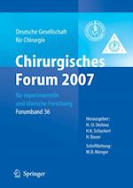 Chirurgisches Forum 2007 für experimentelle und klinische Forschung