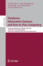 Databases, Information Systems, and Peer-to-Peer Computing
