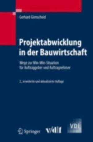 Projektabwicklung in der Bauwirtschaft