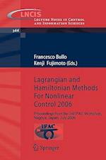 Lagrangian and Hamiltonian Methods For Nonlinear Control 2006