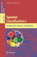 Speaker Classification I