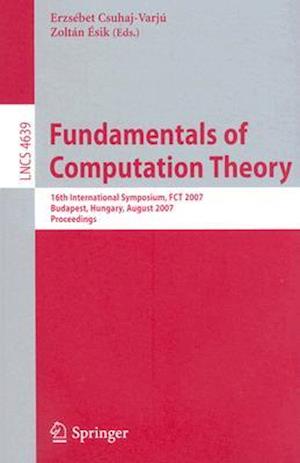 Fundamentals of Computation Theory