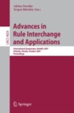 Advances in Rule Interchange and Applications