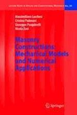 Masonry Constructions: Mechanical Models and Numerical Applications
