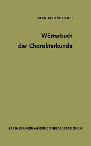 Wörterbuch der Charakterkunde