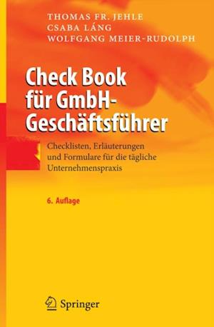 Check Book für GmbH-Geschäftsführer