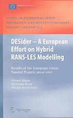 DESider – A European Effort on Hybrid RANS-LES Modelling