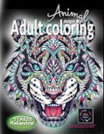 Adult coloring book stress relieving animal designs: Intricate coloring books for adults, animal coloring books for adults: Coloring book for adults s