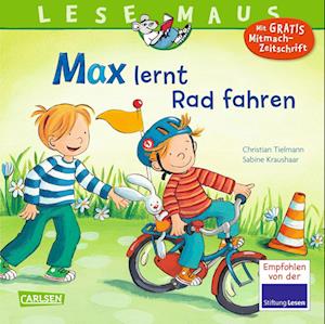 Max lernt Rad fahren