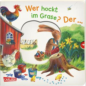 Wer hockt im Grase? Der ... Osterhase!