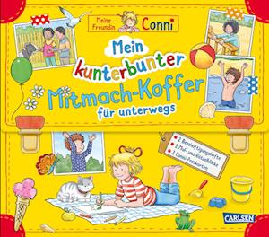 Conni Gelbe Reihe (Beschäftigungsbuch): Mein kunterbunter Mitmach-Koffer für unterwegs (Buch-Set für die Ferienzeit)