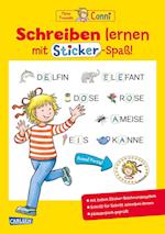 Conni Gelbe Reihe (Beschäftigungsbuch): Schreiben lernen mit Sticker-Spaß