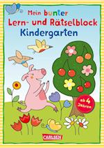 Mein bunter Lern- und Rätselblock: Kindergarten