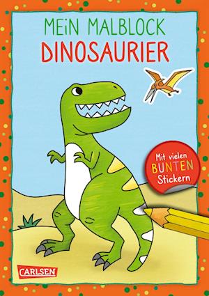 Mein Malblock: Dinosaurier