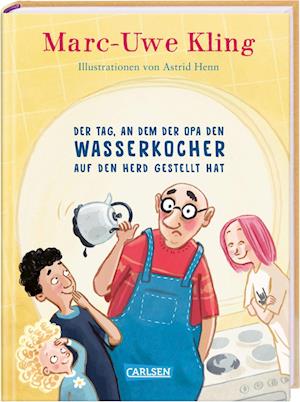 Få Der an dem der Opa den Wasserkocher auf den Herd gestellt hat af Marc-Uwe Kling som Hardback bog på tysk