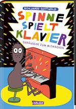 Spinne spielt Klavier