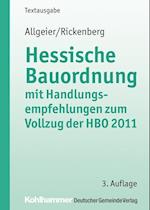 Hessische Bauordnung Mit Handlungsempfehlungen Zum Vollzug Der HBO 2011