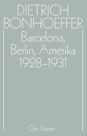 Barcelona, Berlin, Amerika 1928-1931