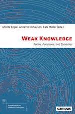 Weak Knowledge – Forms, Functions, and Dynamics