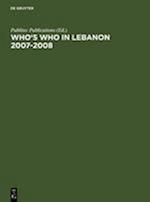 Who's Who in Lebanon 2007-2008