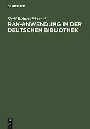 RAK-Anwendung in der Deutschen Bibliothek