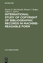 International Study of Copyright of Bibliographic Records in Machine-Readable Form