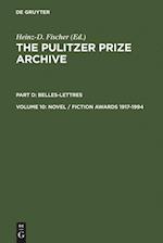 Novel / Fiction Awards 1917-1994