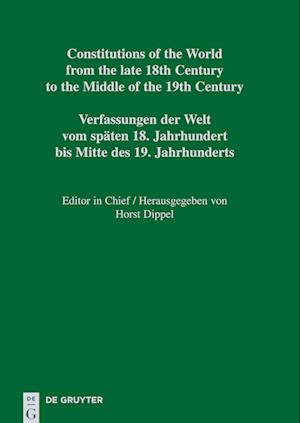 Constitutions of the World from the late 18th Century to the Middle of the 19th Century, Vol. 10, Constitutional Documents of Haiti 1790¿1860
