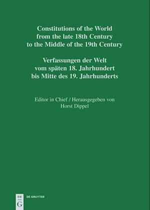 National Constitutions / Constitutions of the Italian States (Ancona - Lucca) / Costituzioni nazionali / Costituzioni degli stati italiani (Ancona - Lucca) / Nationale Verfassungen / Verfassungen der italienischen Staaten (Ancona - Lucca)