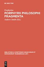 Porphyrii Philosophi fragmenta
