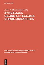 Syncellus, Georgius: Ecloga chronographica