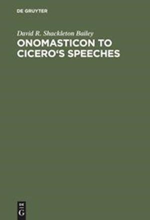 Onomasticon to Cicero's Speeches