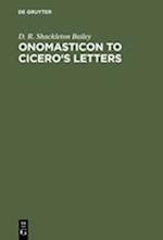 Onomasticon to Cicero's Letters