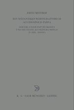 Ein spätantikes Wirtschaftsbuch aus Diospolis Parva
