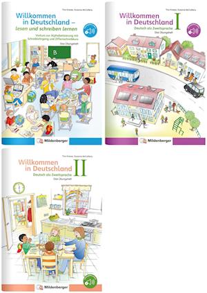 Sicher in die Grundschule - Sparpaket: Deutsch als Zweitsprache (3 Hefte)