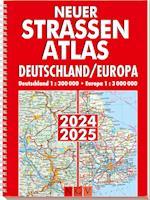 Neuer Straßenatlas Deutschland/Europa 2024/2025
