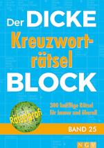 Der dicke Kreuzworträtsel-Block Band 25