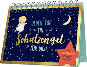 Få Jeden Tag ein Schutzengel für dich  Adventskalender mit Aufsteller af  som Hardback bog på tysk