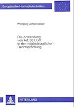 Die Anwendung Von Art. Egv in Der Mitgliedstaatlichen Rechtsprechung