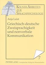 Griechisch-Deutsche Zweisprachigkeit Und Nonverbale Kommunikation