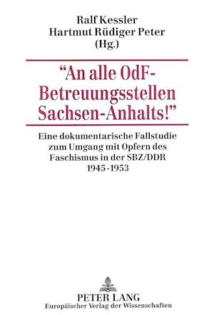 -An Alle ODF-Betreuungsstellen Sachsen-Anhalts -